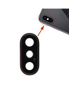 iPhone XS/XS Max Kameralins med Ram - Guld- G-SP.se