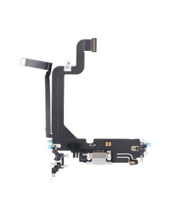 iPhone 14 Pro Max Laddkontakt med Flexkabel Original - Vit