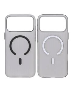 Mobilskal Korrugerad för iPhone 17 Pro Max - Frostat Grå