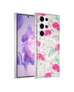 Samsung Galaxy S24 Ultra Mobilskal Magnet - Blommor och Kvistar