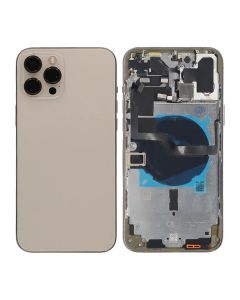 iPhone 12 Pro Max Baksida med Komplett Ram OEM - Guld