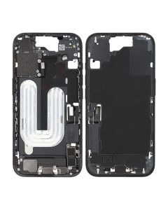Mittenram med smådelar för iPhone 16 - Svart OEM