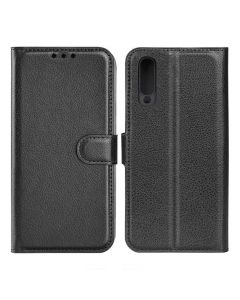 Samsung Galaxy A50s Plånboksfodral med Stativ - Svart