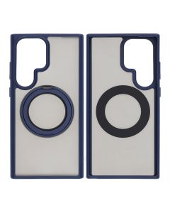 Samsung S23 Ultra Mobilskal med Magsafe Stativ - Blå