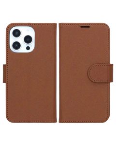 iPhone 16 Pro Max Plånboksfodral med Stativ - Brun