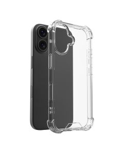 iPhone 16 Mobilskal Stöttåligt - Transparent