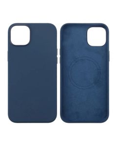 iPhone 15 Plus Silikonskal Rvelon MagSafe - Mörkblå- G-SP.se