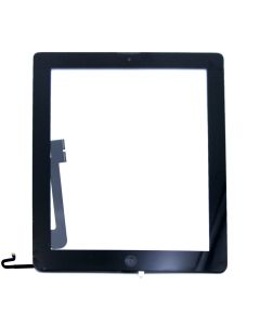 iPad 4 Glas med Touchskärm med Hemknapp - Svart- G-SP.se