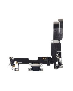 iPhone 14 Plus Laddkontakt med Flexkabel Original - Svart