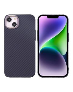 iPhone 15 Plus Mobilskal i Kolfiber - Lila- G-SP.se