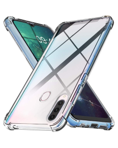 Stöttåligt Mobilskal Samsung Galaxy A20s - Transparent- G-SP.se
