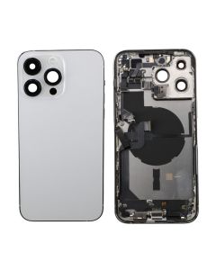 iPhone 14 Pro Max Baksida med Komplett Ram - Silver- G-SP.se