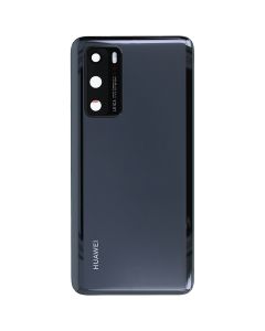 Huawei P40 Baksida/Batterilucka - Svart- G-SP.se