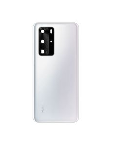 Huawei P40 Pro Baksida/Batterilucka Premium - Vit- G-SP.se