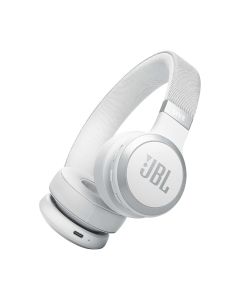 JBL Live 670NC Trådlösa On-Ear Hörlurar med Aktiv Brusreducering Vit - Nyskick- G-SP.se