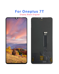 OnePlus 7T Skärm/Display - Svart- G-SP.se