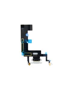 iPhone XR Laddkontakt Flexkabel - Vit- G-SP.se