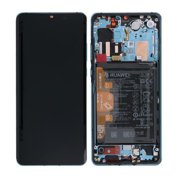 Huawei P30 Pro Skärm med LCD Display + Batteri Original - Blå