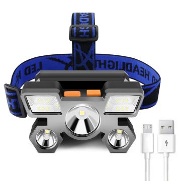 Pannlampa LED Camping Uppladdningsbar 5 Lampor