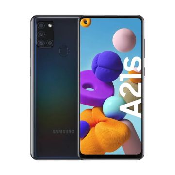 Samsung Galaxy A21S 32GB Blå - Mycket Bra Skick- G-SP.se