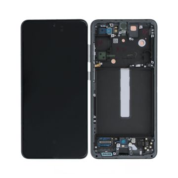 Samsung Galaxy S21 FE Skärm med LCD Display Original - Grafit/Svart- G-SP.se
