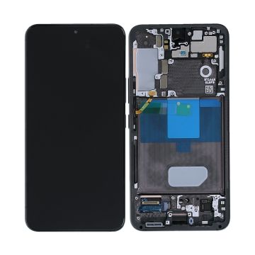 Samsung Galaxy S22 (SM-S901B) Skärm med LCD Display Original - Svart- G-SP.se