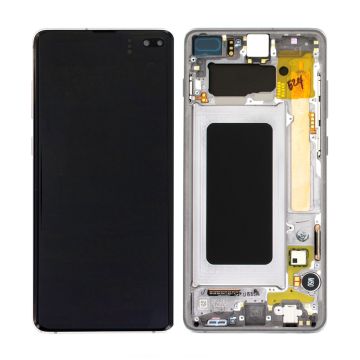 Samsung Galaxy S10 Plus (SM-G975F) Skärm med LCD Display Original - Svart