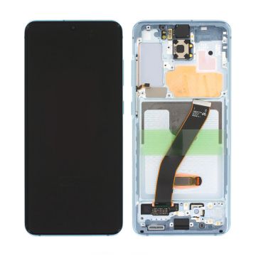 Samsung Galaxy S20 5G (SM-G980F) Skärm med LCD Display Original - Blå- G-SP.se