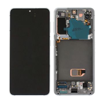 Samsung Galaxy S21 5G Skärm med LCD Display Original - Vit- G-SP.se