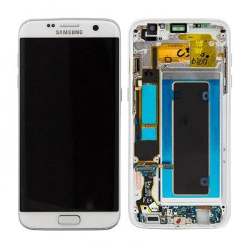 Samsung Galaxy S7 Edge (SM-G935F) Skärm/Display Original - Vit