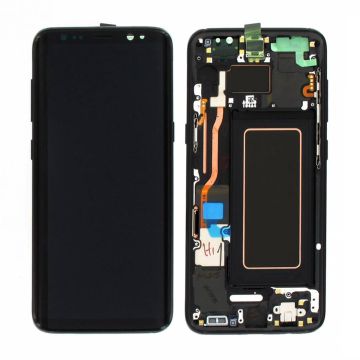 Samsung Galaxy S8 (SM-G950F) Skärm med LCD Display Original - Svart- G-SP.se