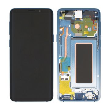 Samsung Galaxy S9 (SM-G960F) Skärm med LCD Display Original - Ljusblå