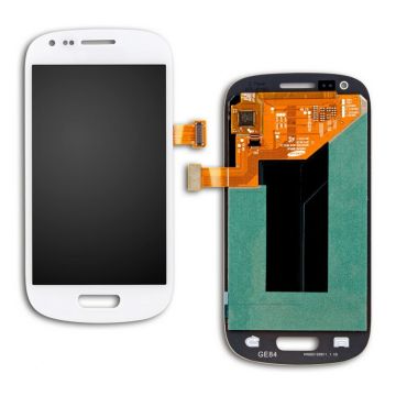 Samsung Galaxy S3 Mini Skärm med LCD Display Original - Vit- G-SP.se
