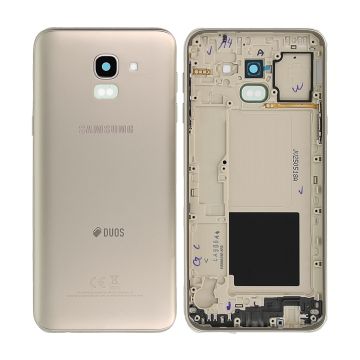 Samsung Galaxy J6 2018 (SM-J600F) Baksida Original - Guld- G-SP.se
