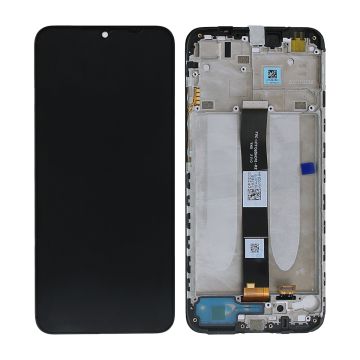 Xiaomi Redmi 10A (2022) Skärm med LCD Display Original - Svart- G-SP.se