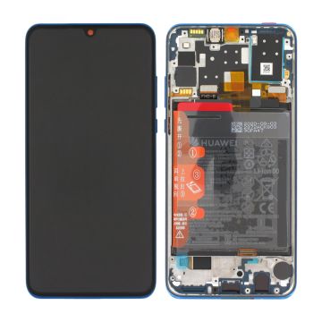 Huawei P30 Lite New Edition Skärm med LCD Display Original - Blå