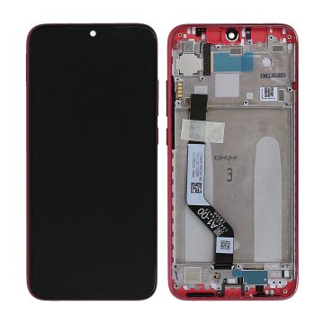 Xiaomi Redmi Note 7/Note 7 Pro Skärm med LCD Display Original - Röd- G-SP.se