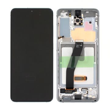 Samsung Galaxy S20 4G/5G (G980/G981) Skärm med LCD Display Original - Vit- G-SP.se
