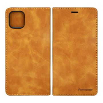 iPhone 11 Pro Plånboksfodral Forwenw - Brun- G-SP.se