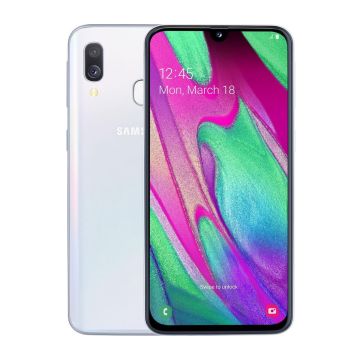 Begagnad Samsung Galaxy A40 64GB Vit - Använt skick