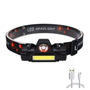 Pannlampa LED Camping Vattentät Uppladdningsbar