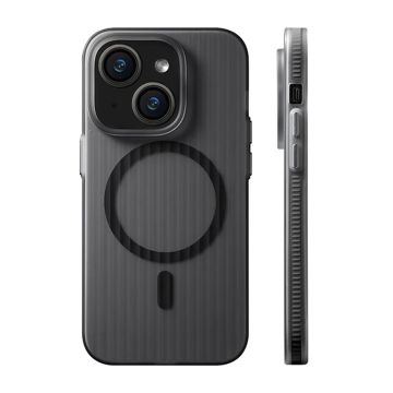 iPhone 14/13  Mobilskal Korrugerad Anti-Halk - Svart