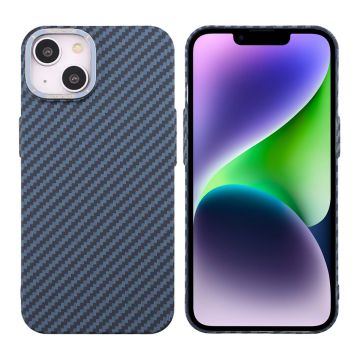 Kolfiber Skal iPhone 14 - Blå