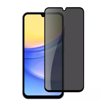 Skärmskydd Samsung Galaxy A25 5G Privacy - Härdat Glas (miljlö)