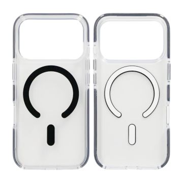 Mobilskal Magnet Dubbelskydd för iPhone 17 Pro Max - Svart