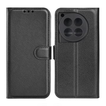 OnePlus 12 5G Plånboksfodral med Stativ - Svart