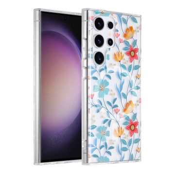 Skal Magnet för Samsung Galaxy S23 Ultra - Blommor och Kvistar