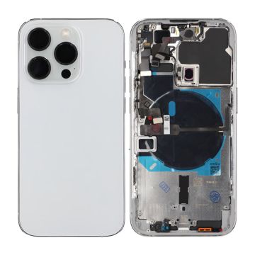 iPhone 14 Pro Baksida med Komplett Ram OEM - Vit