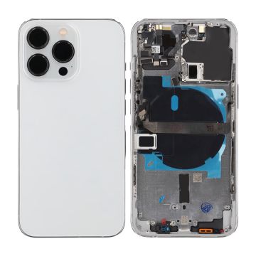 iPhone 13 Pro Baksida med Komplett Ram OEM - Silver