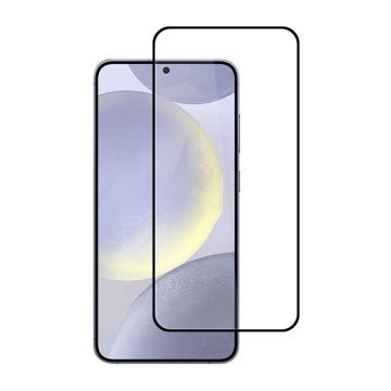 Skärmskydd Samsung Galaxy S25 FE med Aluminium ram - miljö